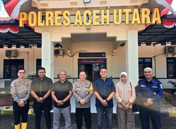 Hangat dan Terbuka, Kapolres Aceh Utara Pererat Hubungan dengan Wartawan di Bulan Suci