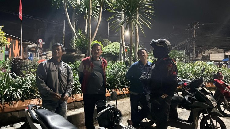 ‎Tim Patroli Brimob Batalyon D Pelopor,Intensifkan Patroli Malam, Pastikan Kab. Bekasi Steril dari Tawuran dan Balap Liar