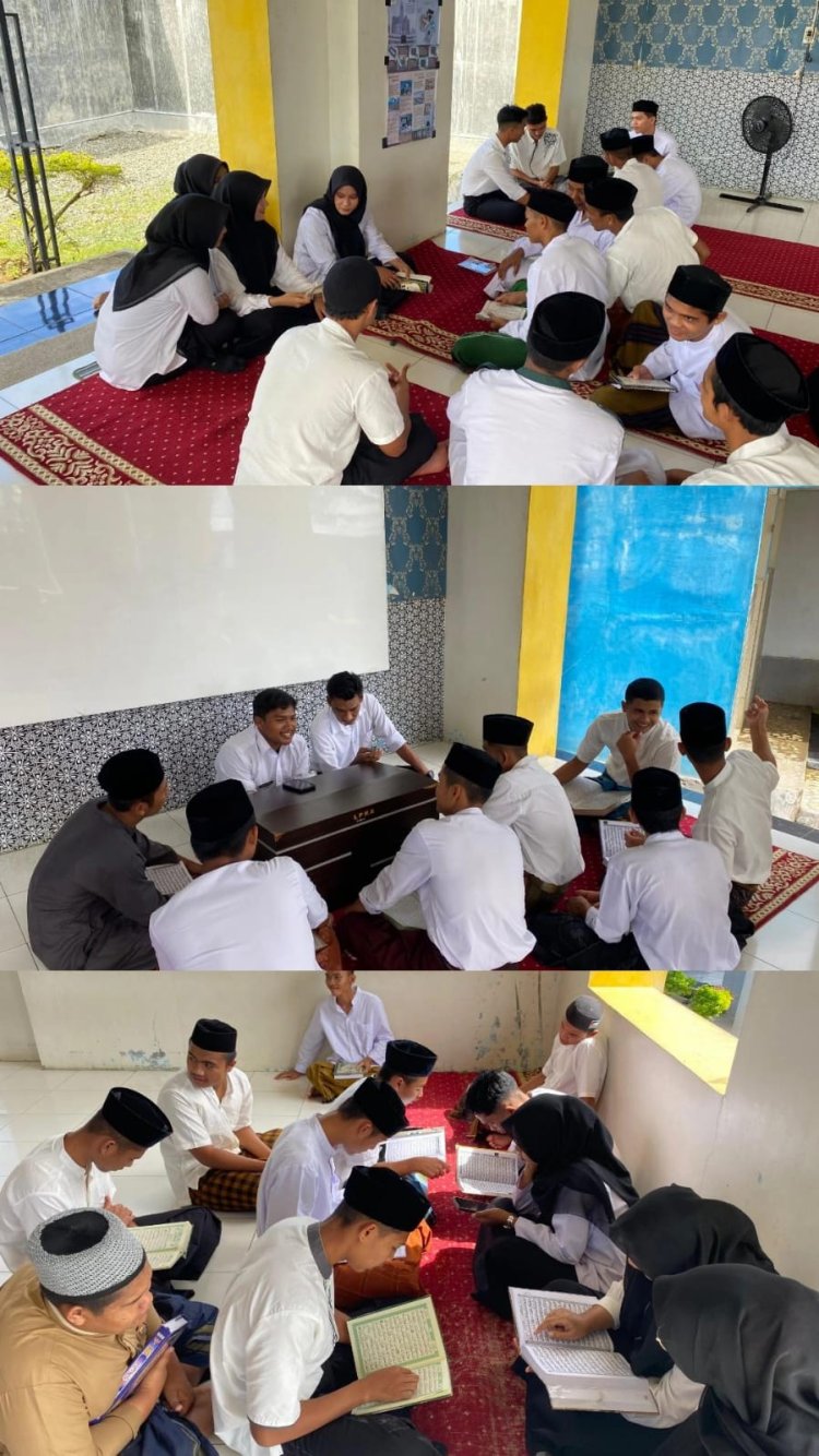 Anak Binaan LPKA Banda Aceh Antusias Ikuti Kegiatan Mengaji Bersama Peserta Magang