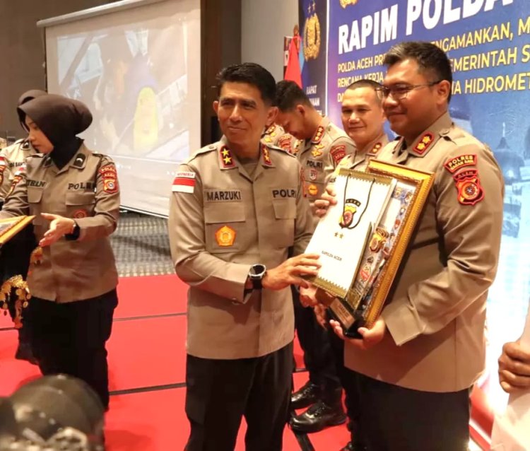 Prestasi Gemilang! Polres Nagan Raya Sabet Dua Penghargaan Bergengsi di Rapim Polda Aceh 2026