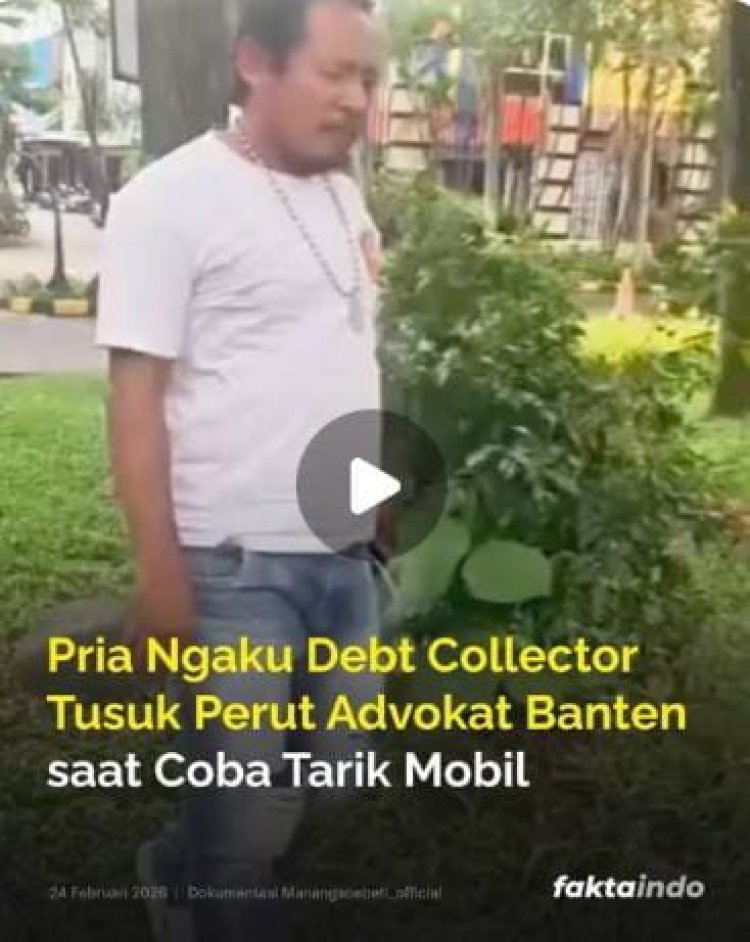 Debt Collector Penusuk Advokat di Tangsel Diamankan Polda Metro Jaya