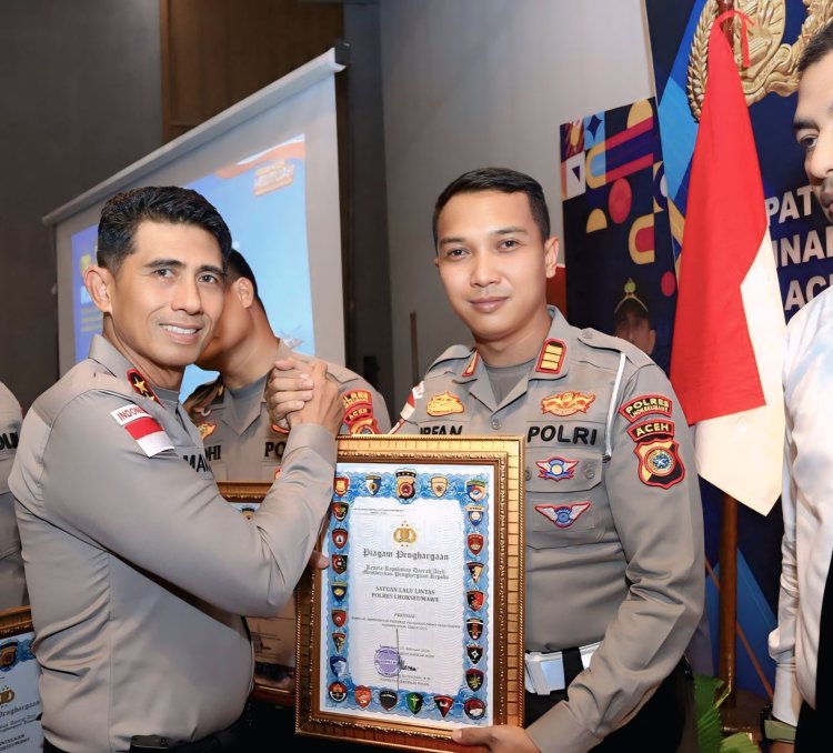 Torehan Gemilang 2026, Kasat Lantas Lhokseumawe Raih Penghargaan Bergengsi di Rapim Polri
