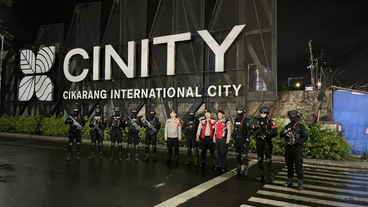 Patroli Intensif, Personel Batalyon D Pelopor Amankan Wilayah Kabupaten Bekasi
