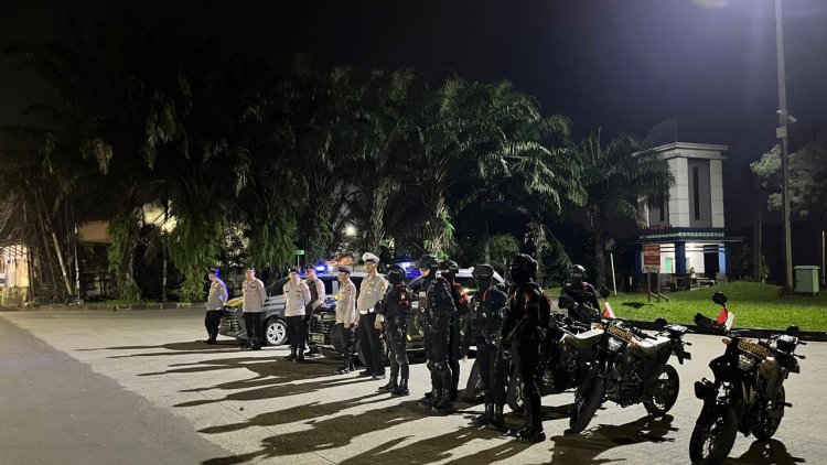 Patroli Rayonisasi, Personel Batalyon D Pelopor Antisipasi Tawuran dan Balap Liar di Kabupaten Bekasi