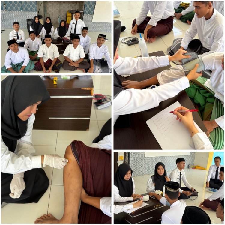 Wujud Kepedulian, CPNS LPKA Banda Aceh Berikan Sosialisasi dan Pengobatan bagi Anak Binaan