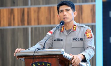 Kapolda Aceh Berikan Arahan kepada Personel Ditpamobvit dan Ditbinmas