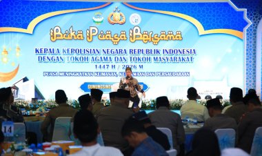 Pembangunan SMA Kemala Taruna Bhayangkara Bogor Capai 60 Persen, Polri Gelar Buka Puasa Bersama Warga Gunung Sindur