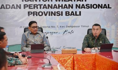 Apresiasi Capaian Jajaran di Bali, Wamen Ossy Tekankan Pentingnya Peningkatan Kualitas Pelayanan dan Data Pertanahan