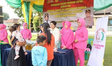 Semarak Ramadhan 1447 H, Satgas Saber Pangan Polres Way Kanan Gelar GPM Serentak