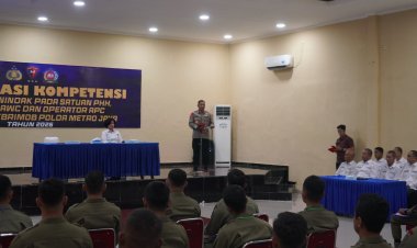 ‎Brimob Polda Metro Jaya Gelar Sertifikasi PHH, Operator AWC dan APC 2026 di Batalyon C Pelopor