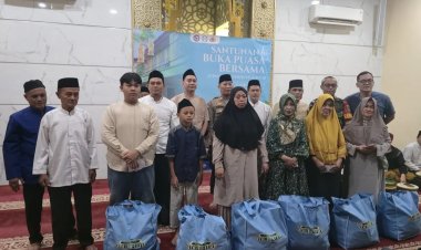 Polri bersama jurnalis beri santunan untuk 100 anak yatim piatu