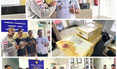 Polda Aceh Laksanakan Binmas di LPKA Banda Aceh, Kapolda Serahkan Bantuan Kurma