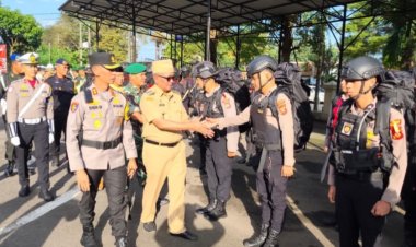 ‎Polres Banjar Gelar Apel Gelar Pasukan Operasi Ketupat Lodaya 2026 untuk Pengamanan Mudik dan Idul Fitri