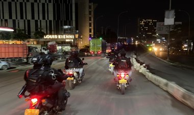 Patroli Brimob Batalyon D Pelopor Antisipasi Tawuran dan Balap Liar di Kabupaten Bekasi