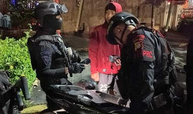 Patroli Brimob Batalyon D Pelopor Antisipasi Tawuran dan Balap Liar di Bekasi, Situasi Kondusif