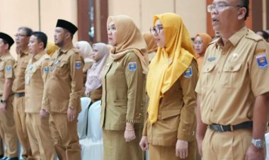 Wali Kota Metro Mengambil Sumpah Jabatan Dan Melantik 100 Pejabat Baru, Fokus pada Pelayanan Publik Lebih Baik