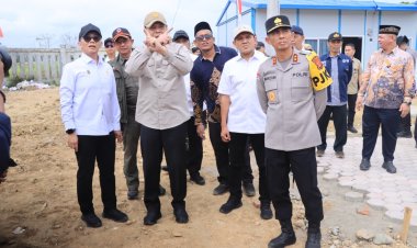 Kapolda Aceh Hadiri Peresmikan 100 Unit Hunian Tetap di Aceh Utara Oleh Menkopolkam RI