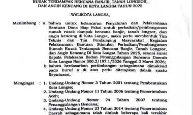 Pemko Langsa Jelaskan Bantuan Rumah Terdampak Bencana Berpedoman Pada Aturan Nasional