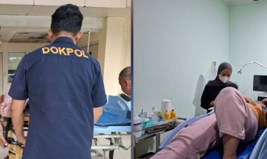 Temukan Warga Kecelakaan Saat Patroli Ops Ketupat: Kapolres Metro Bekasi Evaluasi Korban Laka Lantas Ke RSUD