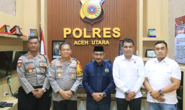 Haji Uma Silaturahmi Dengan Kapolres Aceh Utara, Bahas Kamtibmas hingga Penanganan Narkoba