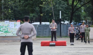 Wakapolda PMJ Minta Personel Layani Warga Secara Humanis di Pasar Murah Monas