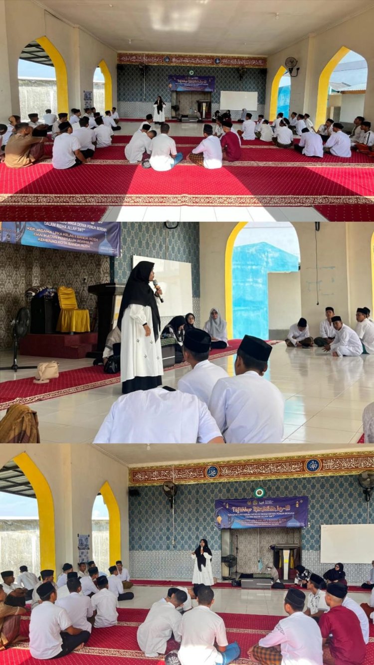 Tafakhur Ramadhan Hari Ke-5, Tim Penyuluh Kemenag Banda Aceh Bimbing ABP LPKA Kelas II Banda Aceh