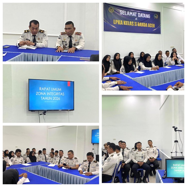 Menuju WBBM 2026, LPKA Banda Aceh Perkuat Integritas dan Kualitas Pelayanan