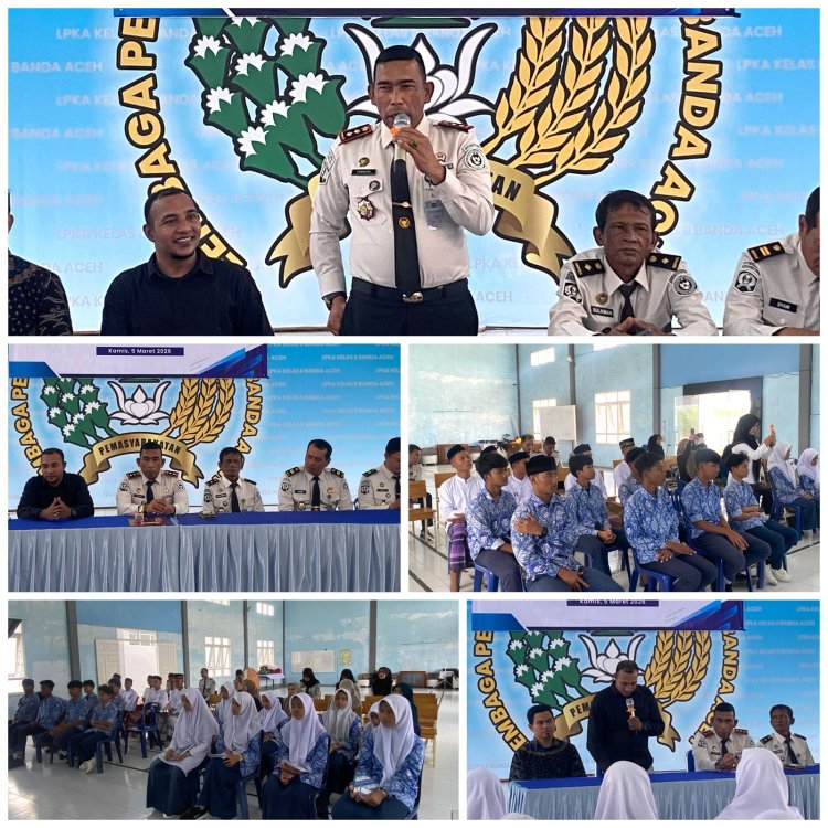 LPKA Banda Aceh Bekali Pelajar SMP Muhammadiyah 1 Edukasi Kesadaran Hukum