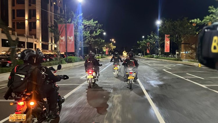 *Patroli Rayonisasi Batalyon D Pelopor Antisipasi Tawuran dan Balap Liar di Kabupaten Bekasi*