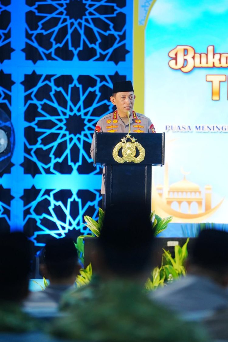Buka Puasa Bersama TNI-Polri, Kapolri Tegaskan Sukseskan Program Presiden 