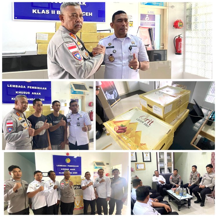 Polda Aceh Laksanakan Binmas di LPKA Banda Aceh, Kapolda Serahkan Bantuan Kurma