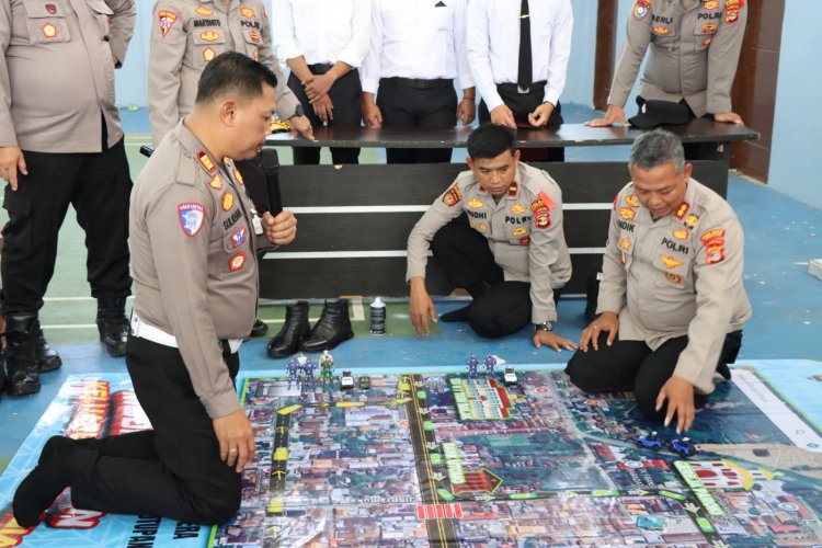 Polres Way Kanan Gelar Latpra Ops Ketupat Krakatau 2026