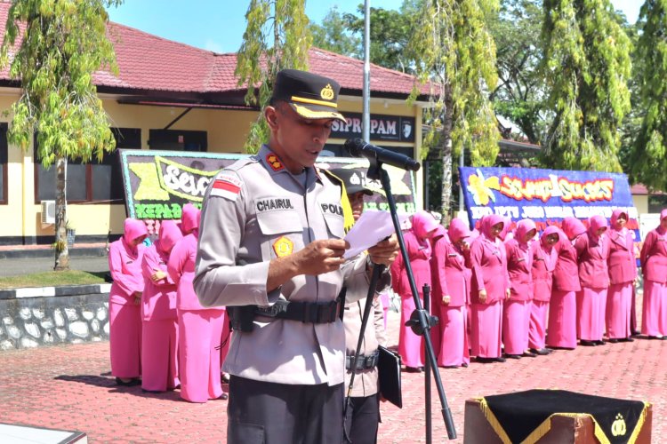 Kapolres Aceh Besar Pimpin Sertijab Kabag SDM, Kasat dan 3 Kapolsek