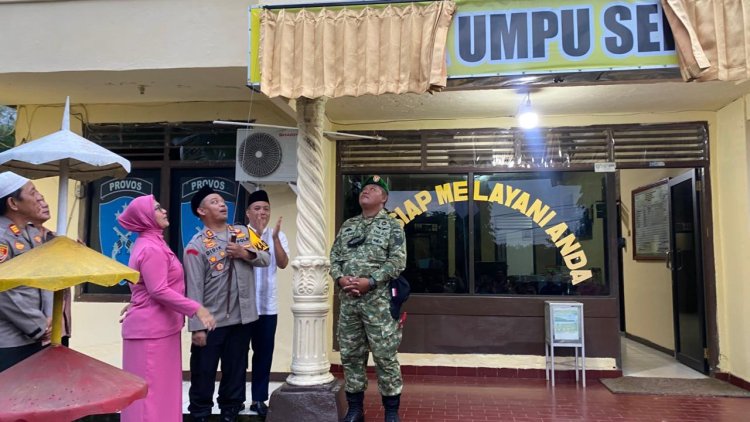 Kapolres Resmikan Perubahan Nomenklatur Polsek Blambangan Umpu Menjadi Polsek Umpu Semenguk