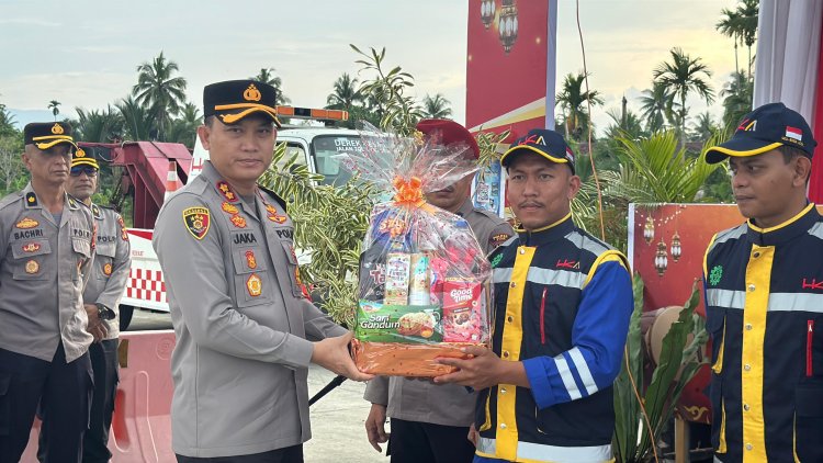 Kapolres Pidie dan Ketua Bhayangkari Cek Kesiapan Pos Pam, Pos Yan dan Pos Pantau