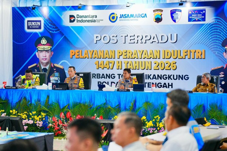 Tinjau Kalikangkung, Kapolri Pastikan Pelayanan hingga Rekayasa Lalin Optimal Hadapi Mudik 