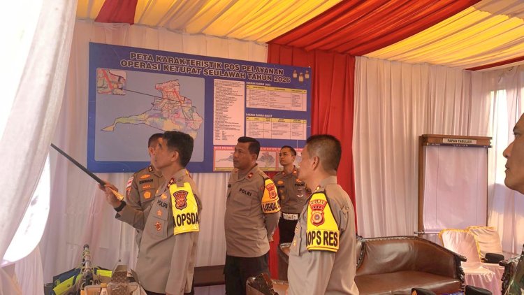 Tinjau Pos Operasi Ketupat di Lhoksukon, Kapolda Aceh Ingatkan Personel Layani Masyarakat Secara Humanis