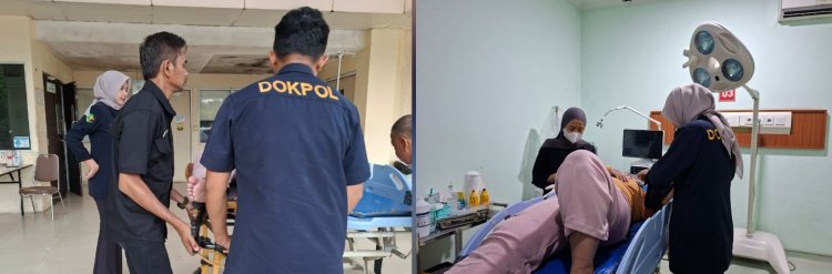 ‎Temukan Warga Kecelakaan  Saat Patroli Ops Ketupat : Kapolres Metro Bekasi Evakuasi Korban Laka Lantas ke RSUD