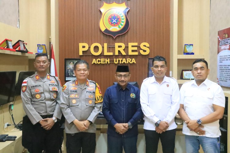 Haji Uma Silaturahmi Dengan Kapolres Aceh Utara, Bahas Kamtibmas hingga Penanganan Narkoba