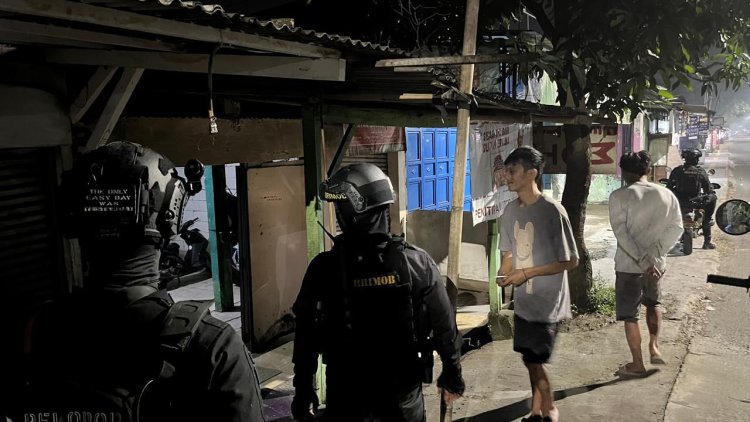Patroli Brimob Batalyon D Pelopor di Kabupaten Bekasi, Situasi Aman dan Nihil Tawuran