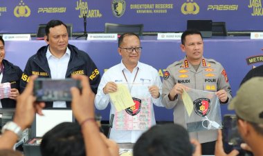 Polda Metro Jaya Bongkar Uang Palsu di Bogor, 12.191 Lembar Disita