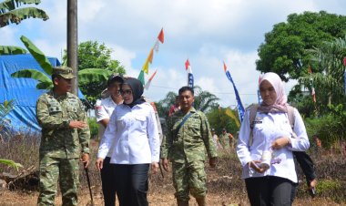 Kodim 0427/Way Kanan Gelar Ground Breaking Pembangunan Jembatan Perintis Garuda di Kampung Air Ringkih