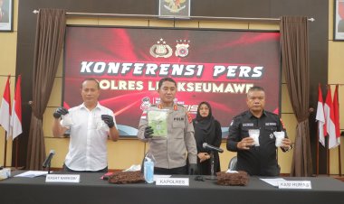 Polres Lhokseumawe Gagalkan Transaksi Sabu 1,5 Kg, Satu Pelaku Ditangkap Tiga DPO
