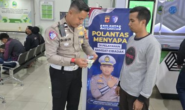 Satlantas Polres Sukabumi Terapkan Prinsip 5S di Samsat Cibadak dan Plara, Wujudkan Pelayanan Ramah dan Humanis