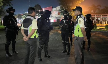 Patroli Brimob Batalyon D Pelopor Amankan Wilayah Kabupaten Bekasi, Situasi Kondusif