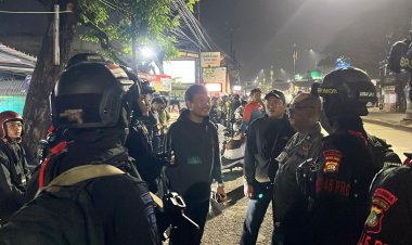 Patroli Brimob Batalyon D Pelopor Sasar Wilayah Kabupaten Bekasi, Situasi Aman dan Kondusif