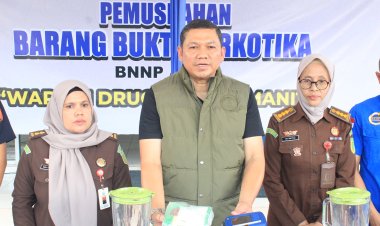 BNN Aceh Musnahkan Hampir 5 Kilogram Sabu, Dua Tersangka Dibekuk di Bireuen