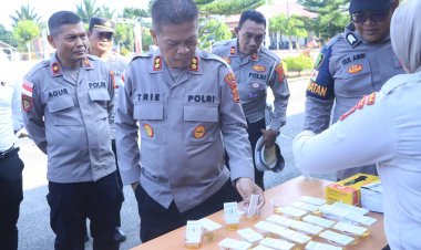 Tes Urine Mendadak, Polres Aceh Utara Tegaskan Perang Terhadap Narkoba