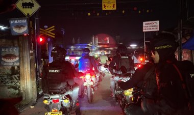 Patroli Brimob Batalyon D Pelopor Amankan Wilayah Bekasi, Tawuran dan Balap Liar Nihil