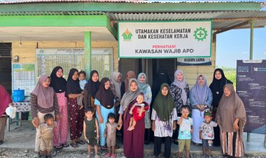 Menyemai Sehat di Balik Hijau Perkebunan, IKBI PTPN IV Kebun Lama Gelar Posyandu Rutin
